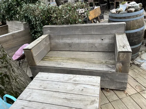 Création bains de soleil, Porto-Vecchio, Cuir'Ophil